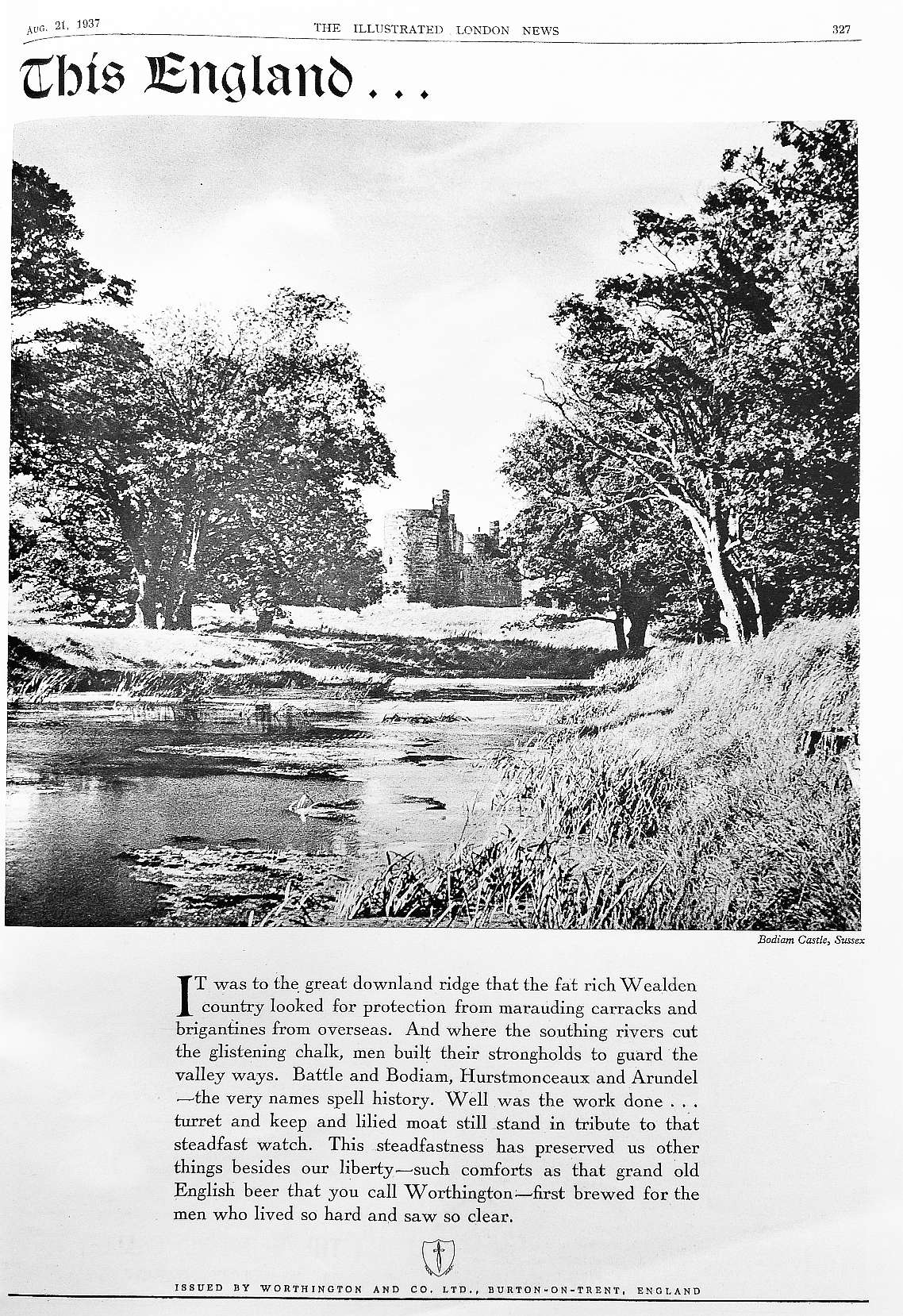 this england bodiam castle sussex
